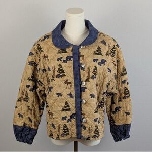 Handmade Vintage Quilted Cabincore Coat